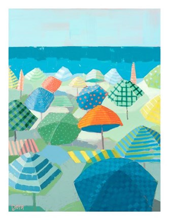 Framed Sea Breeze Social Print