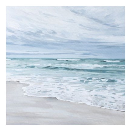 Framed Neutral Beach Print