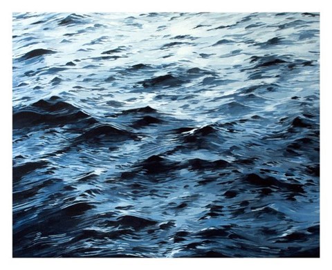 Framed Choppy Lake Print