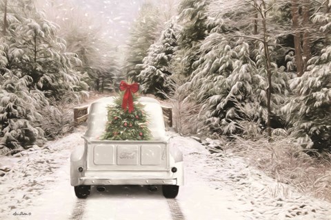 Framed Picking Up the Tree Print