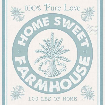 Framed Vintage Farmhouse I Print