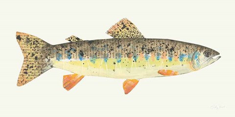 Framed Angling in the Stream III Print