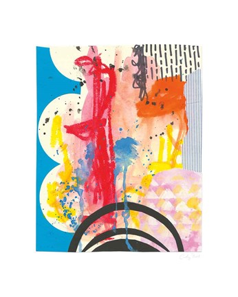 Framed Color Storm II Print