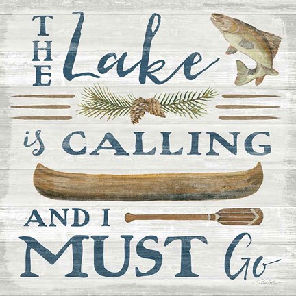 Framed Lakeside Retreat VIII Print