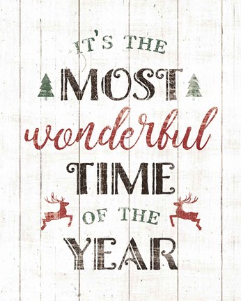 Framed Wonderful Time Print