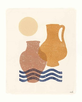 Framed Oasis I Print