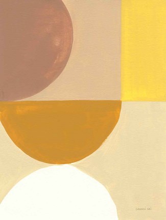 Framed Retro Abstract V Print