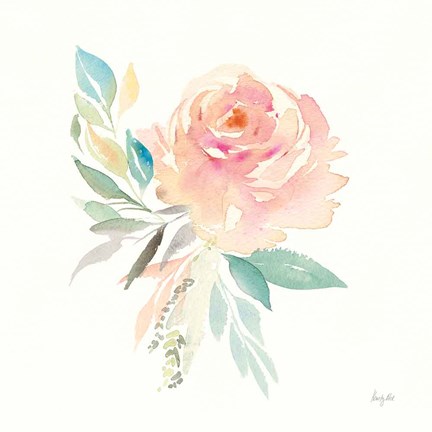 Framed Watercolor Blossom III Print