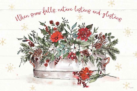 Framed Lighthearted Holiday I Print