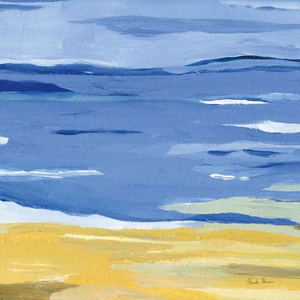 Framed Coastal Abstract Print