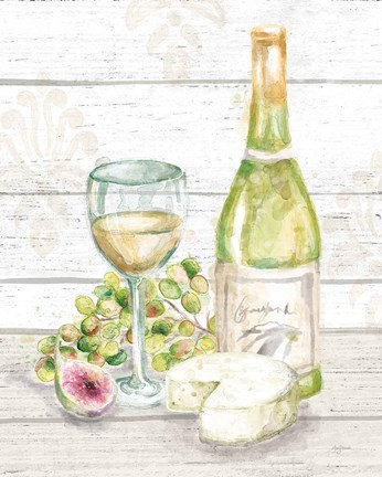 Framed Sweet Vines II Print