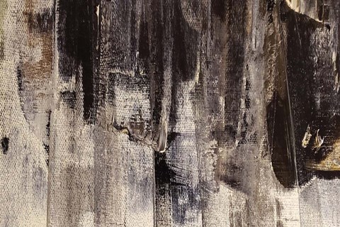 Framed Neutral Stripes III Print