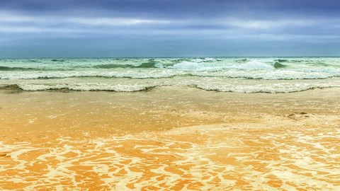 Framed On the Beach Print