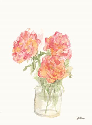 Framed Amy&#39;s Roses Print