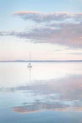 Framed Sailboat in Bellingham Bay II Print