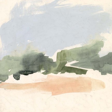 Framed Soft Thicket I Print