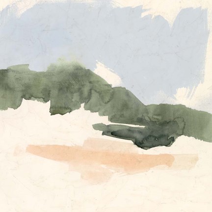 Framed Soft Thicket II Print