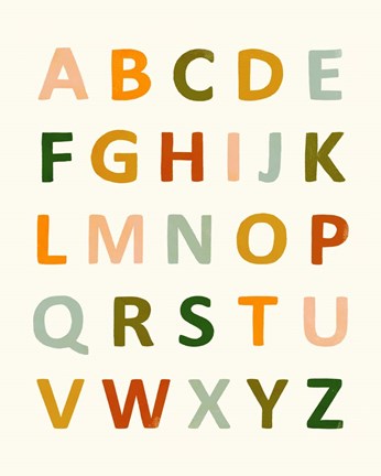Framed ABC 123 I Print