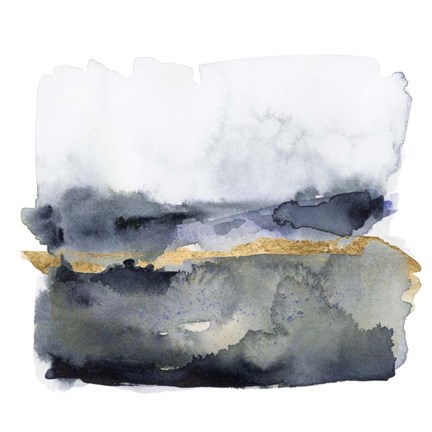 Framed Golden Indigo II Print