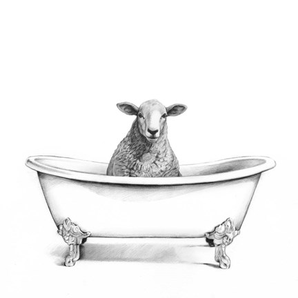 Framed Clawfoot Critter III Print