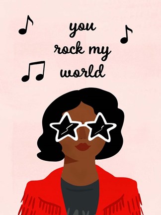 Framed Darling Valentine III Print