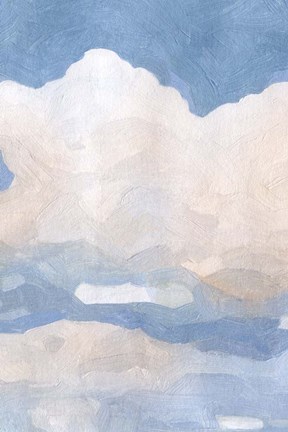 Framed Clouds II Print