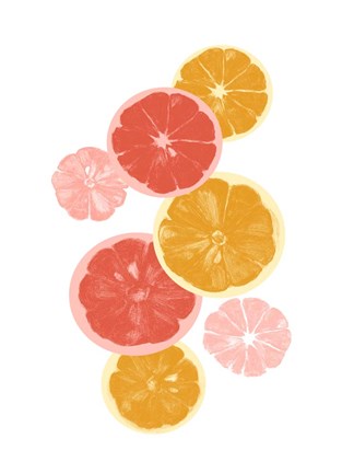 Framed Festive Fruit II Print