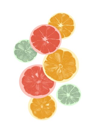 Framed Festive Fruit IV Print