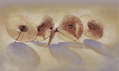 Framed Parisols I Print