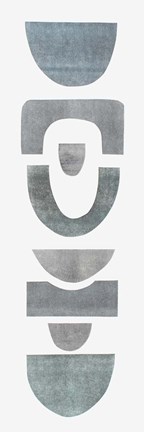 Framed Neutral Totems VIII Print