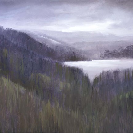 Framed Mountain Light Print