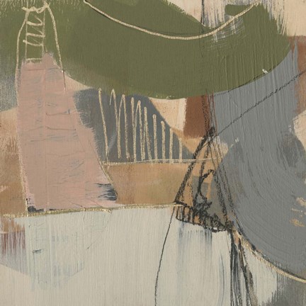 Framed Swinging Lines I Print