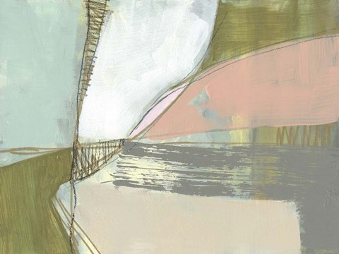 Framed Segmented Spaces I Print