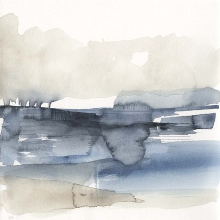 Framed Fog on the Horizon V Print