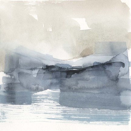 Framed Fog on the Horizon VI Print