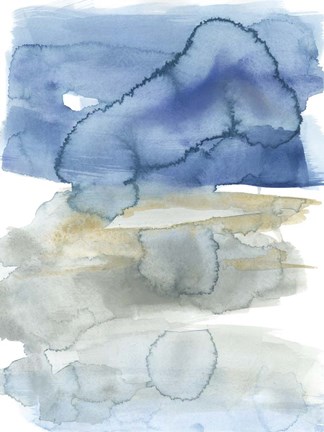 Framed Touch of Gold II Print