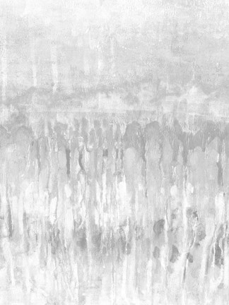 Framed White Coast I Print