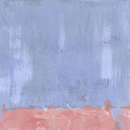 Framed Pastel Pitch I Print