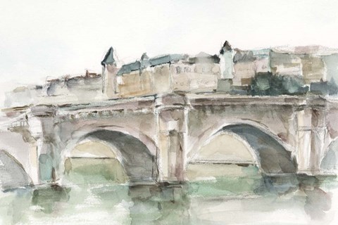 Framed Watercolor Arch Studies VI Print