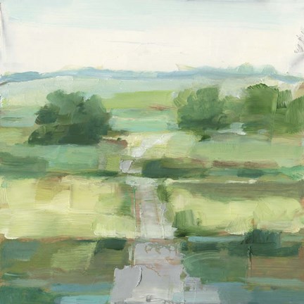 Framed Rolling Path II Print