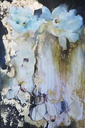 Framed Rosas en las Rocas Print