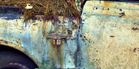 Framed Car Graveyard IX Print