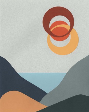 Framed Madera Heat I Print