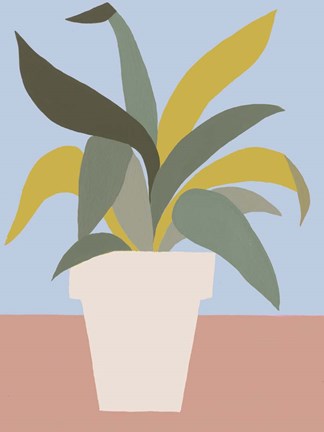 Framed Ordinary Houseplant I Print