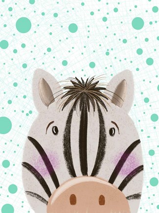 Framed Peeky Boo V Print