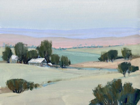 Framed Rural Tranquility I Print