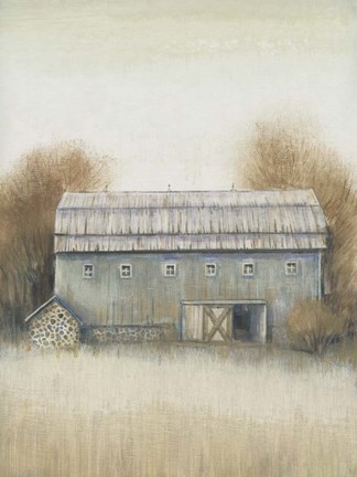 Framed Barn Side II Print