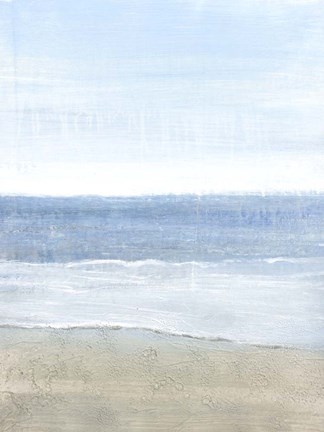 Framed Sparkling Waters II Print