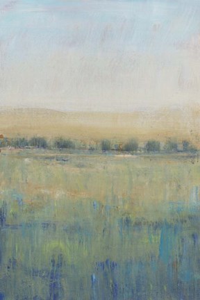 Framed Open Meadow View I Print