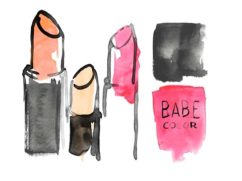 Framed Rose Parfum II Print